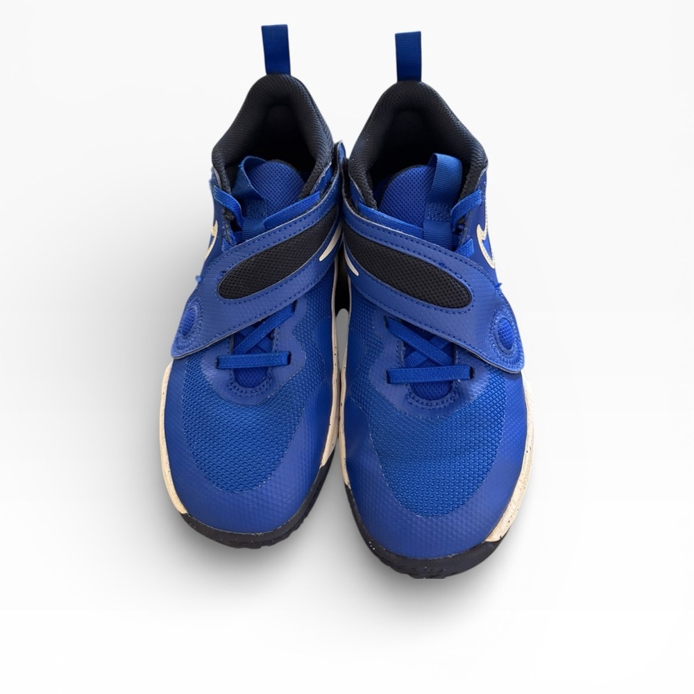 NIKE Team Hustle D 11 Hyper Royal/White Boy's Sneakers-Size 2.5 ( big boy) - Picture 6 of 8